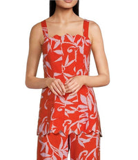 Tyler Boe - Vanessa Tropical Orchid Top
