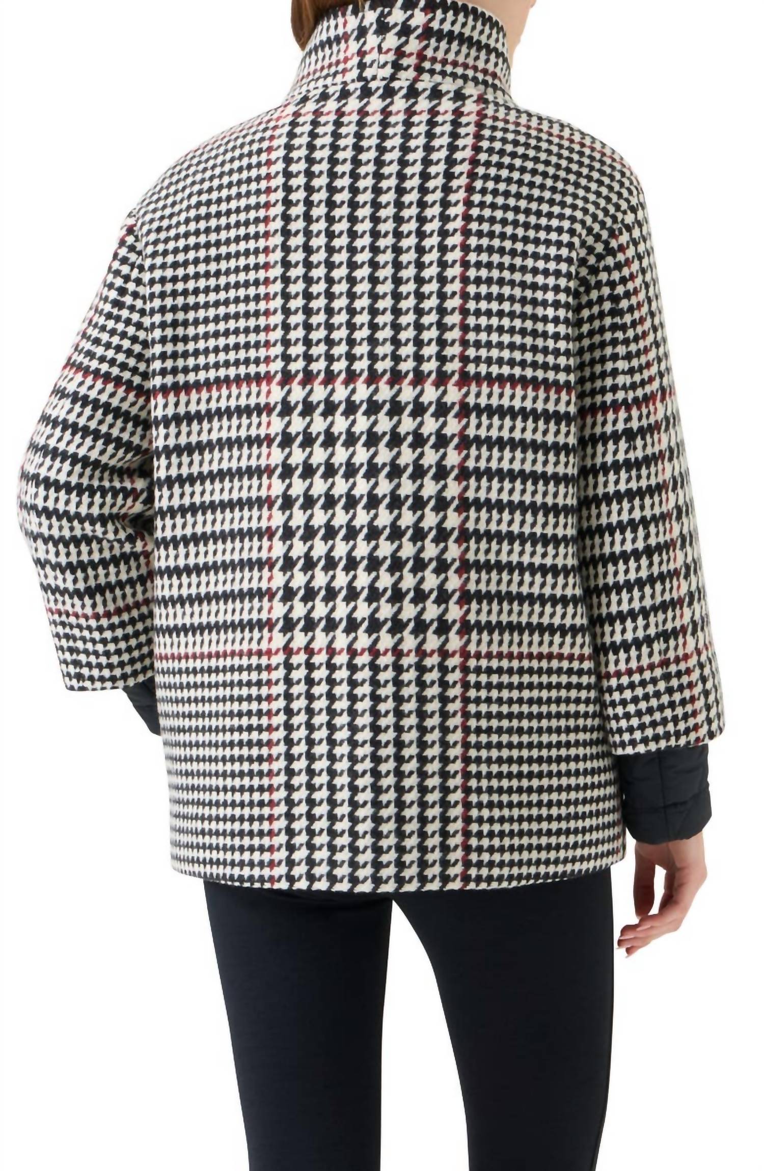 Akris Punto - Women's Glen Check 2-in-1 Carcoat