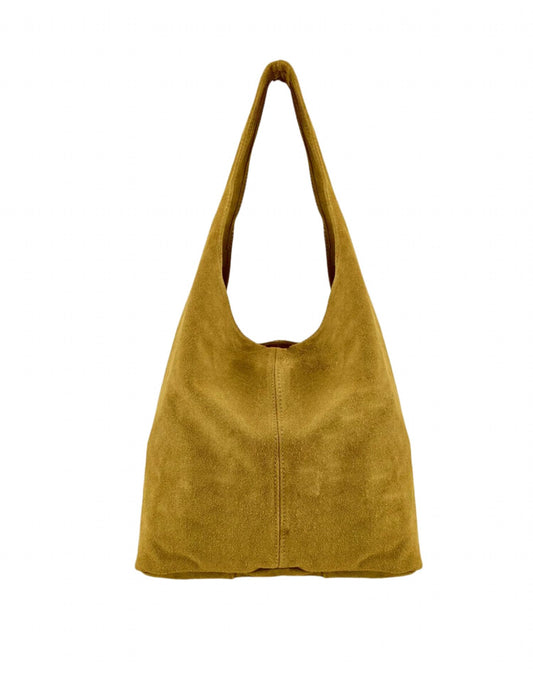 Italian'S Leather - Women's Silvia Suede Leather Tote Bag