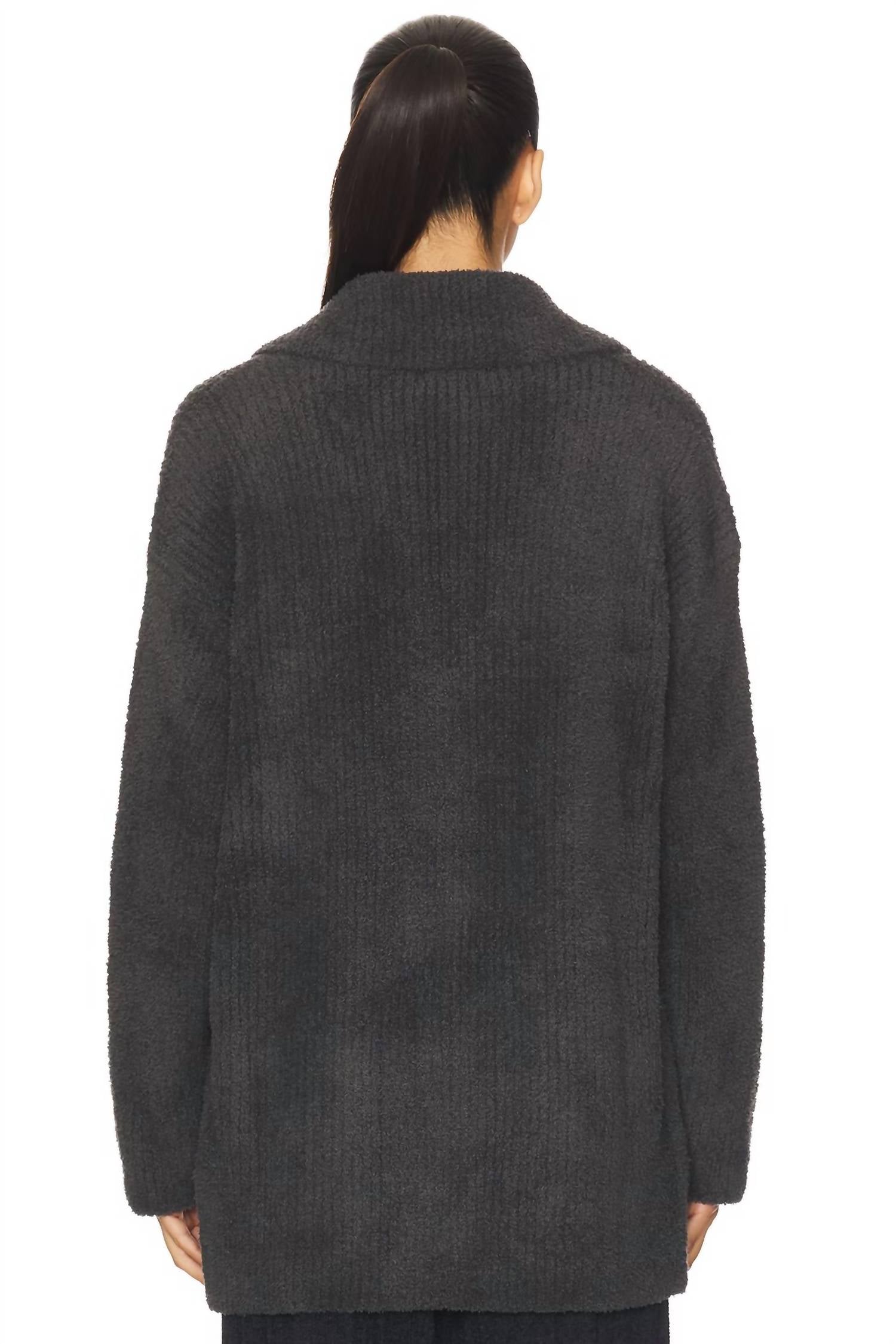 Barefoot Dreams - Cozychic Rib Oversized Notch Collar Blazer