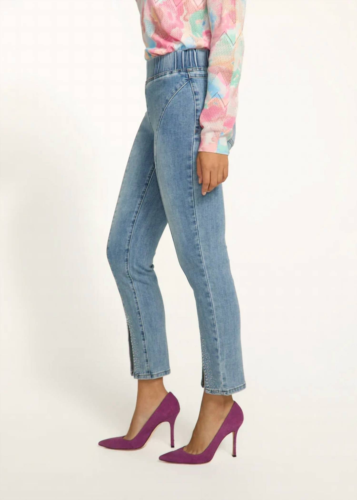 Fdj - Preslee Pull-on Pencil Ankle Denim Jeans