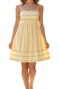 By Together - Striped Lemonade Mini Dress