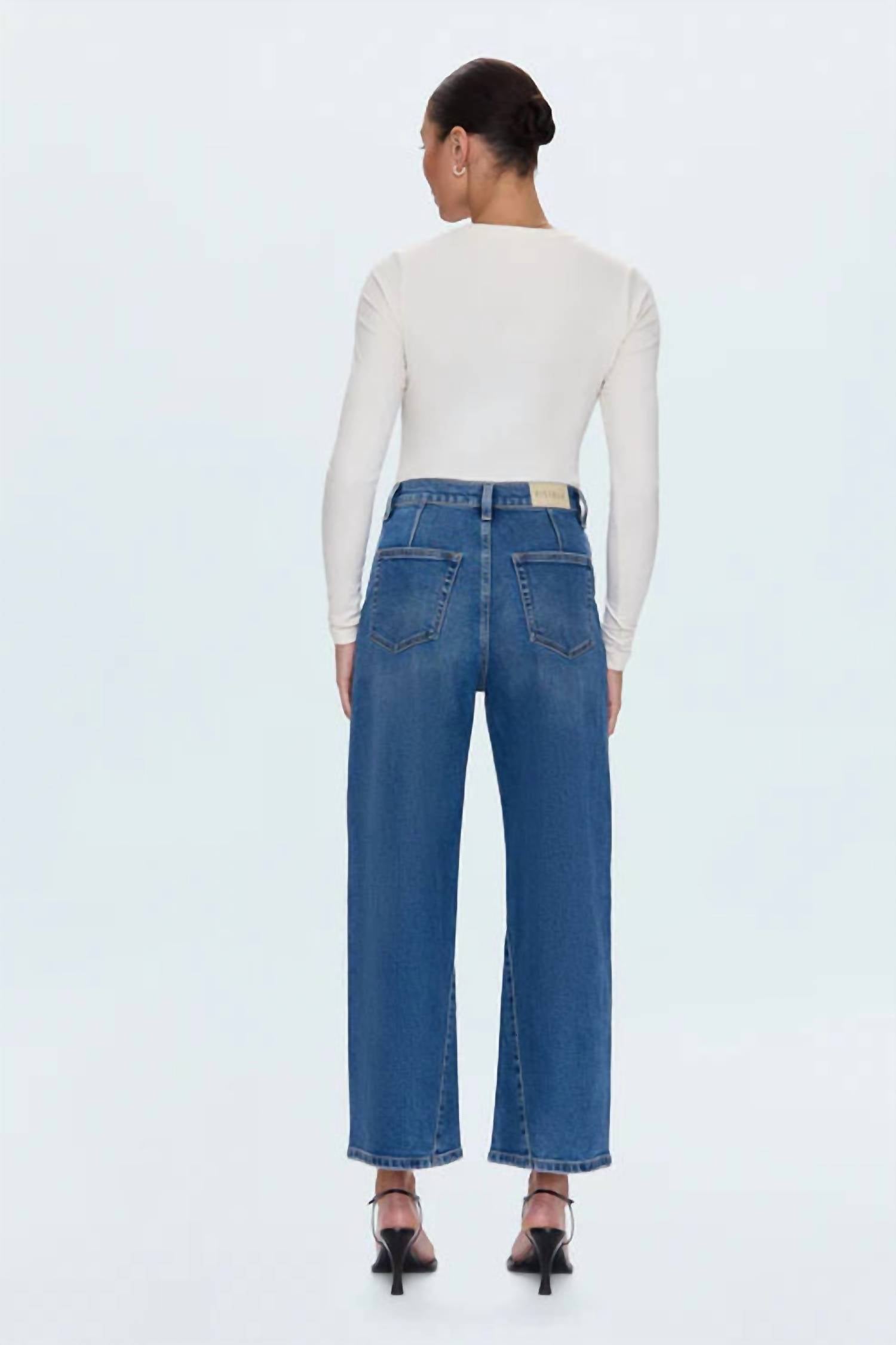 Pistola - Kyra High Rise Bowed Leg Ankle Jeans