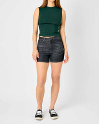Judy Blue - High Waist Washed Shorts