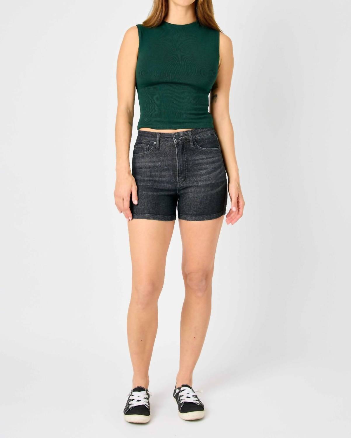 Judy Blue - High Waist Washed Shorts