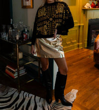 Alden Adair Pamela Skirt in gold 1 - women's skirt - view 4