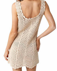 Olivaceous - Isle Crochet Mini Dress