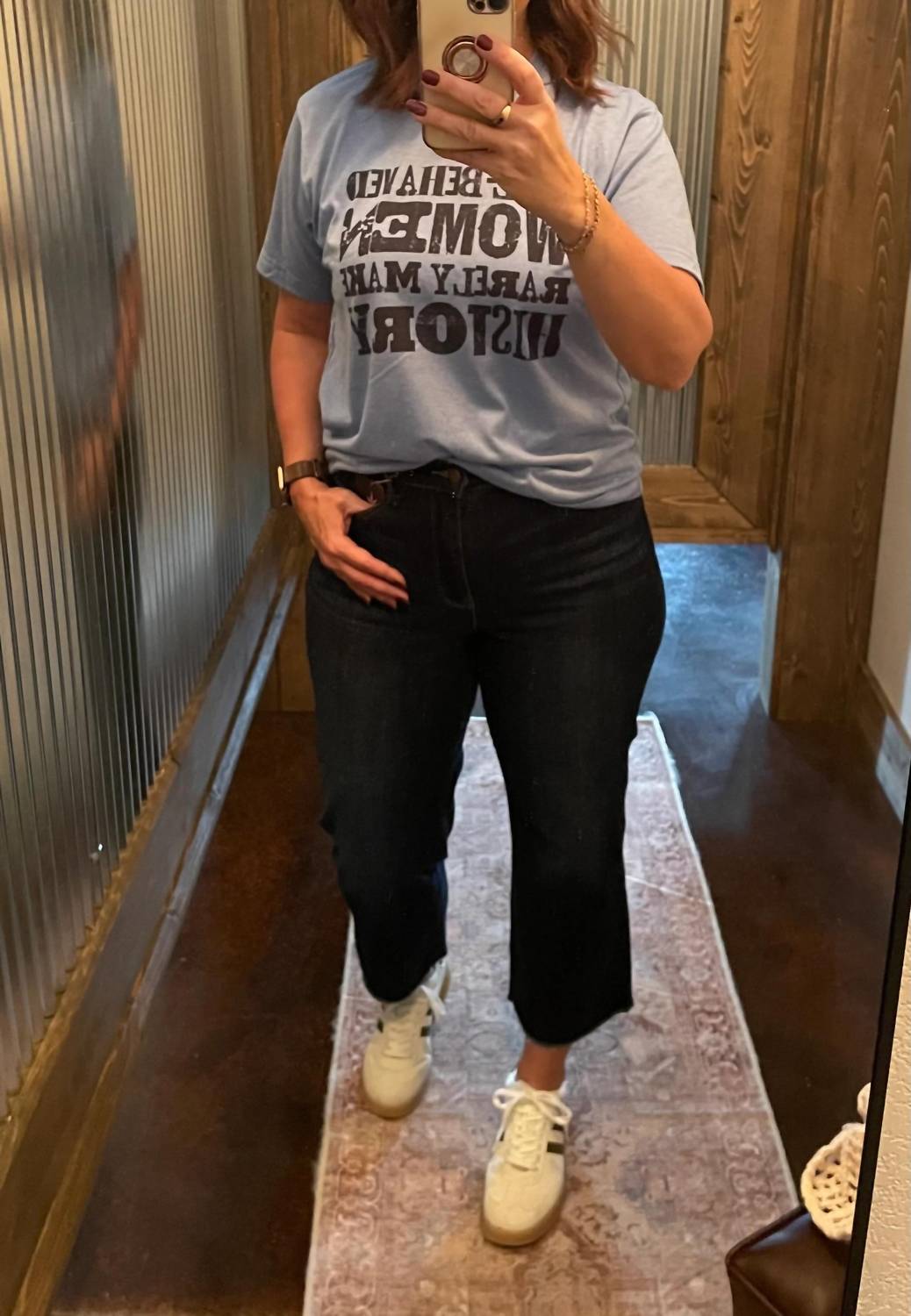 Judy Blue - High Waist Cropped Wide Leg Jeans
