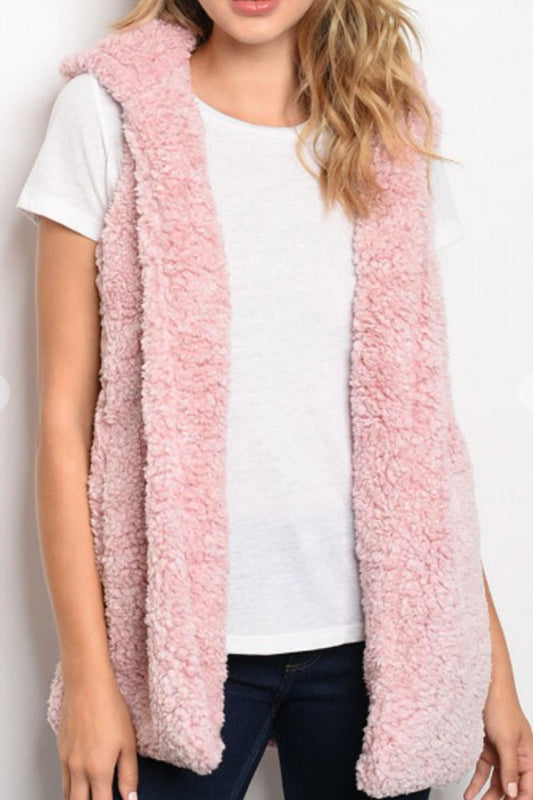 Faux Sherpa Vest