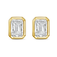 Diana M Jewels - Women's Emerald Lab-grown Diamond Stud Earrings (3.00 Tcw) - Signature