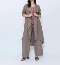 Blueberry - Draped Duster
