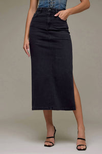 Hidden - Women's Sexy Hi Slit Skirt