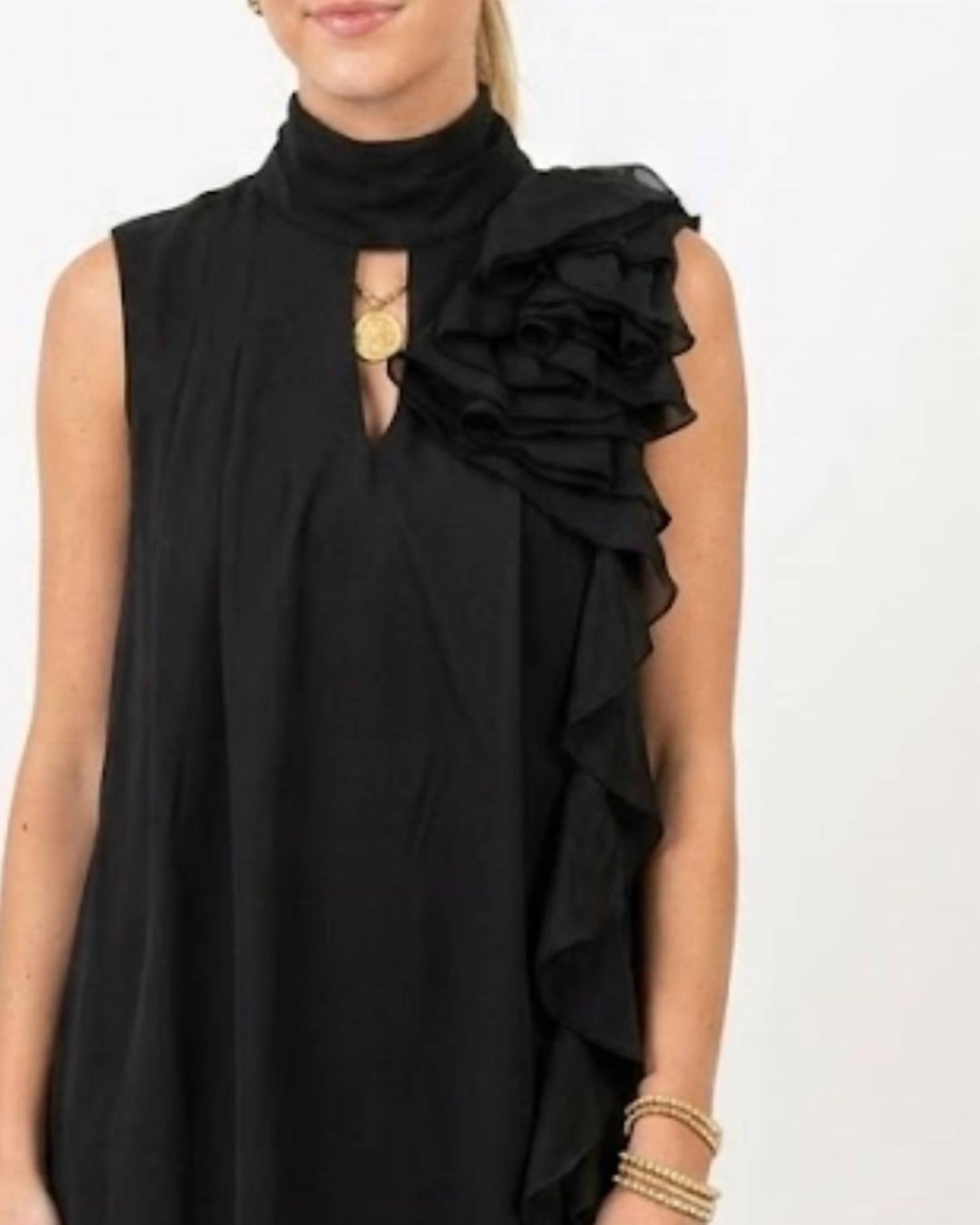 Tcec - Flouncy Chiffon Ruffle Dress