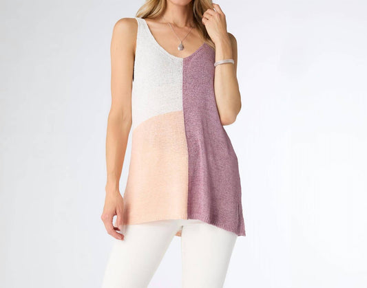 Coco + Carmen - Jade Colorblock Knit Tank Top