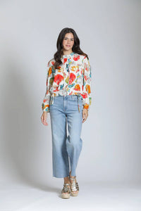 Apny - Seashell Print Woven Shirt