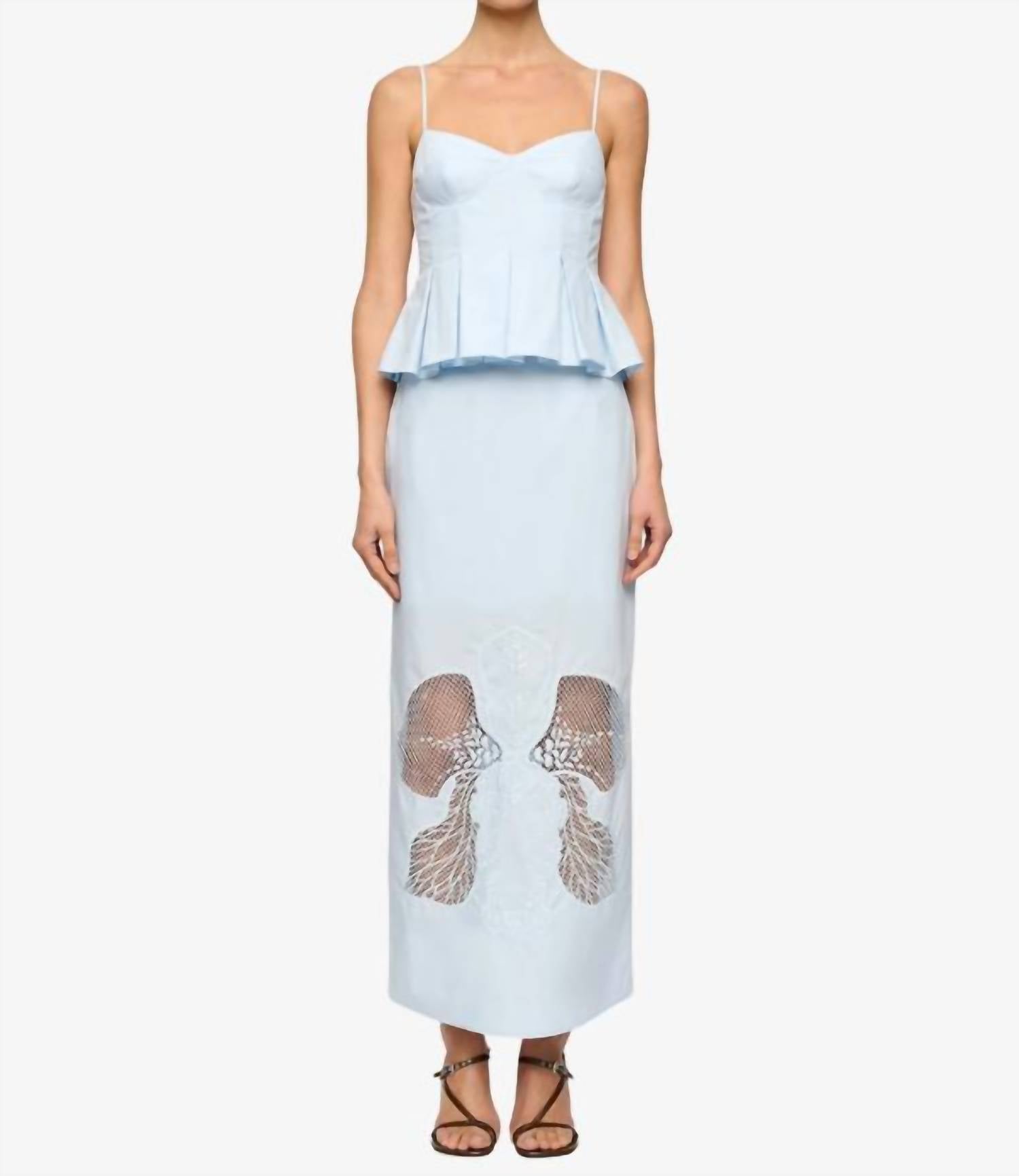 Clea - Iris Pleated Top