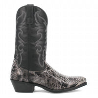 Laredo - Men's Monty Snake Print Pointed Toe Pull On Cowboy Boots