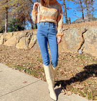 OPEN-KNIT CHUNKY TURTLENECK SWEATER