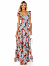 Hutch - Rose Floral Maxi Dress