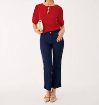 Lilly Pulitzer - Women's Lindessa Embellished Crop Jeans