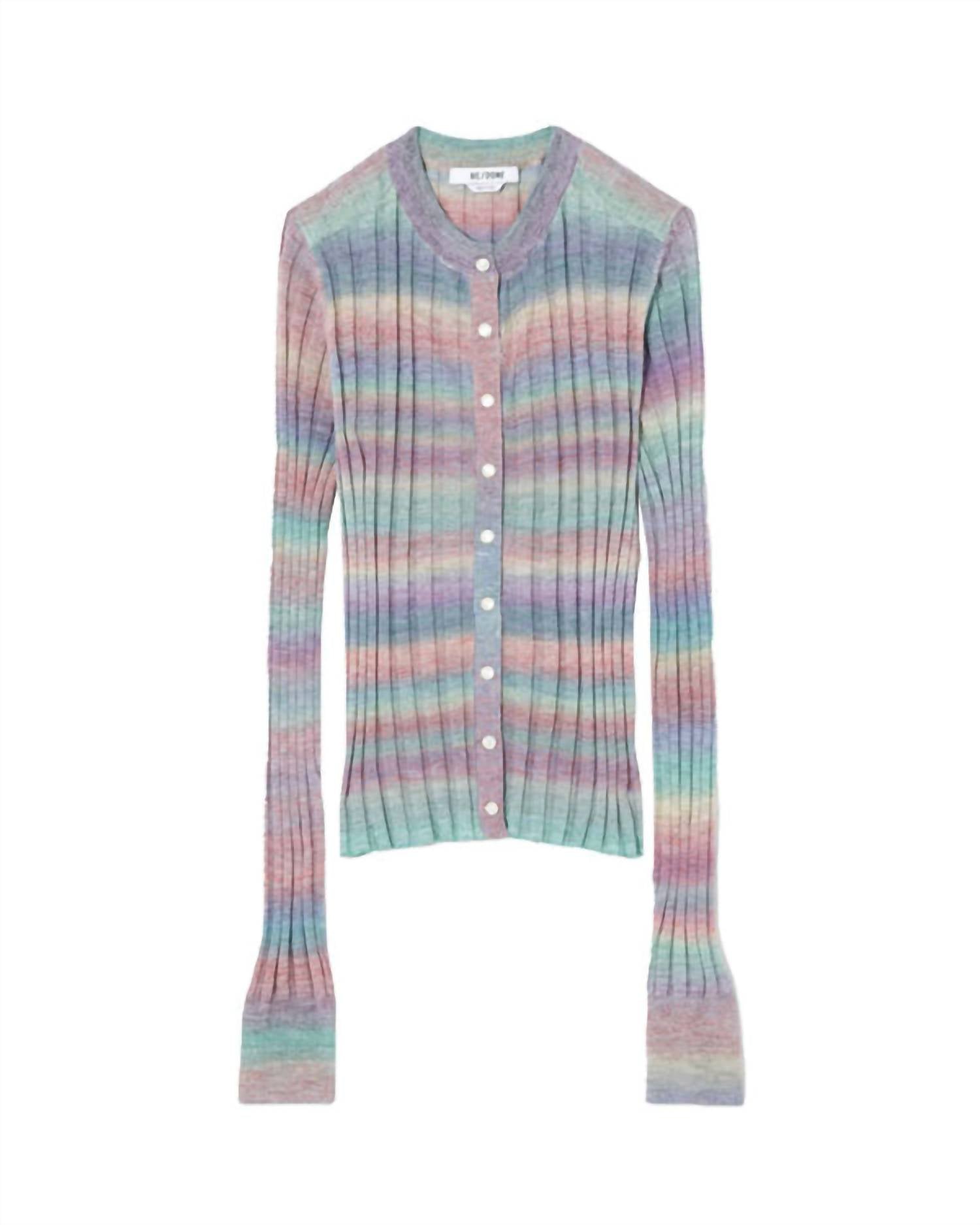 Re/Done - Poor Boy Rib Slim Cardigan