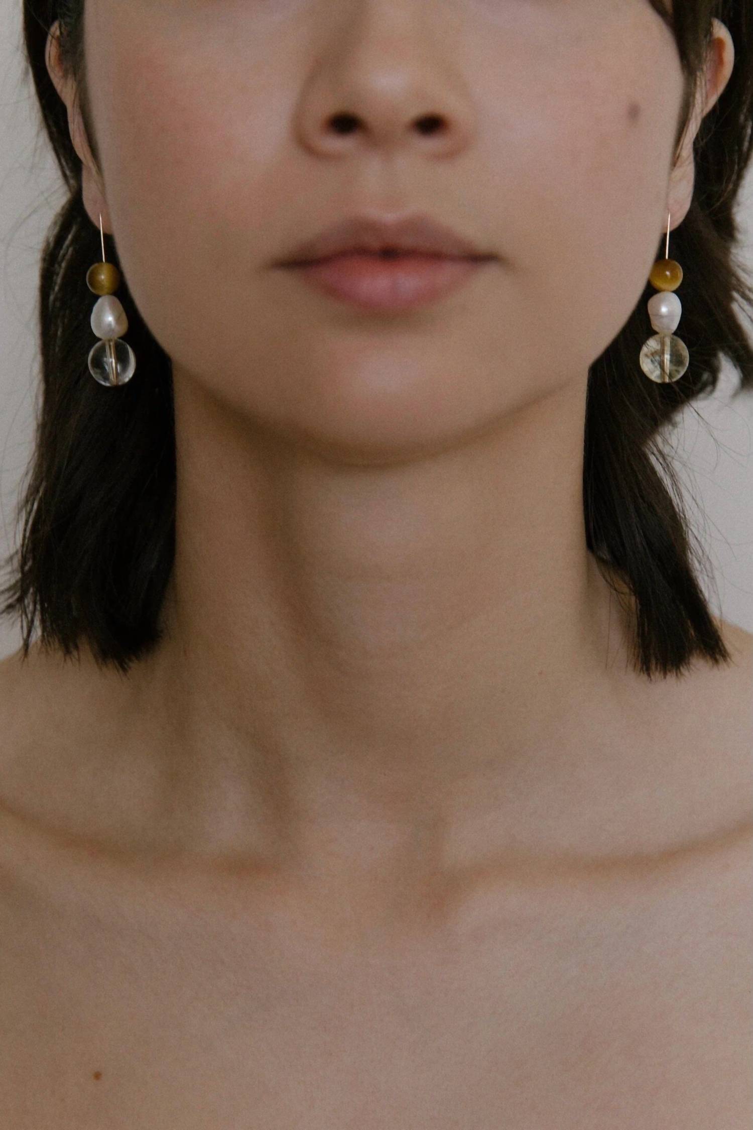 Vermeer Studio - Women's Olive Earrings