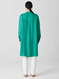 Eileen Fisher - Washed Organic Linen Délavé Shirtdress