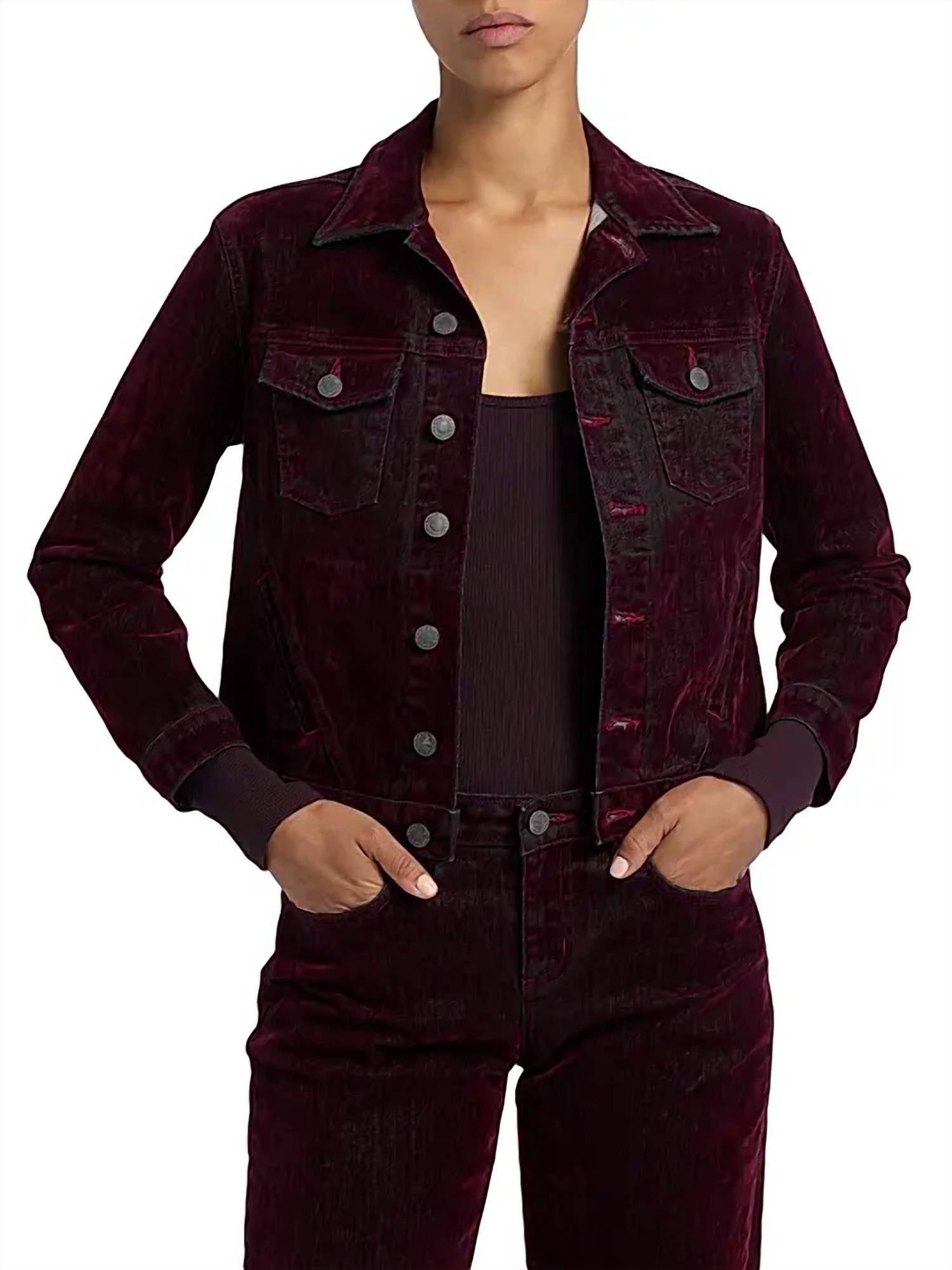 L'Agence - Maven Stretch Denim Slim Jacket