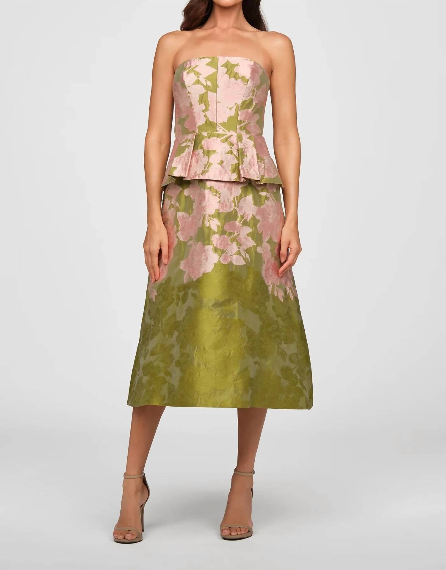 Kay Unger - Imogen Tea Length Midi Dress