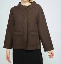 Olivia By Habitat - Boiled Wool Snappy Jacket