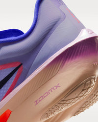 NIKE Women's Zoom Fly 6 Road Racing Shoes in violet mist hot lava bright violet purple dynasty - women's shoe - view 4