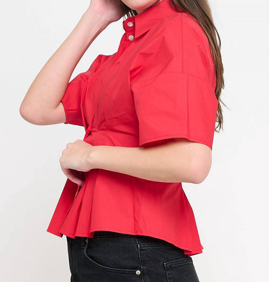 Meet Me In Santorini - Sabrina Pintuck Top