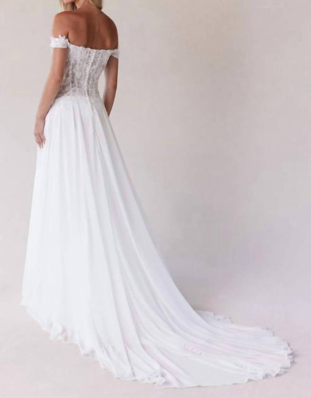 Morilee - Off Shoulder Wedding Gown