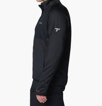 Columbia Men's Triple Canyon Grid Fleece II Full Zip Jacket in black - men's sweater - alternate view