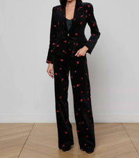L'Agence - Kaisley Velvet Blazer