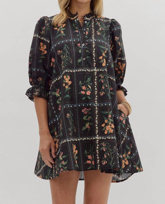 Entro - Botanical Mini Dress