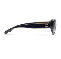 Chanel - Oval Non Polarized Sunglasses 5515 - 166971
