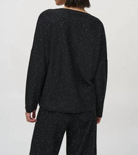 Joseph Ribkoff - Sequined Sweater Knit Boxy Top