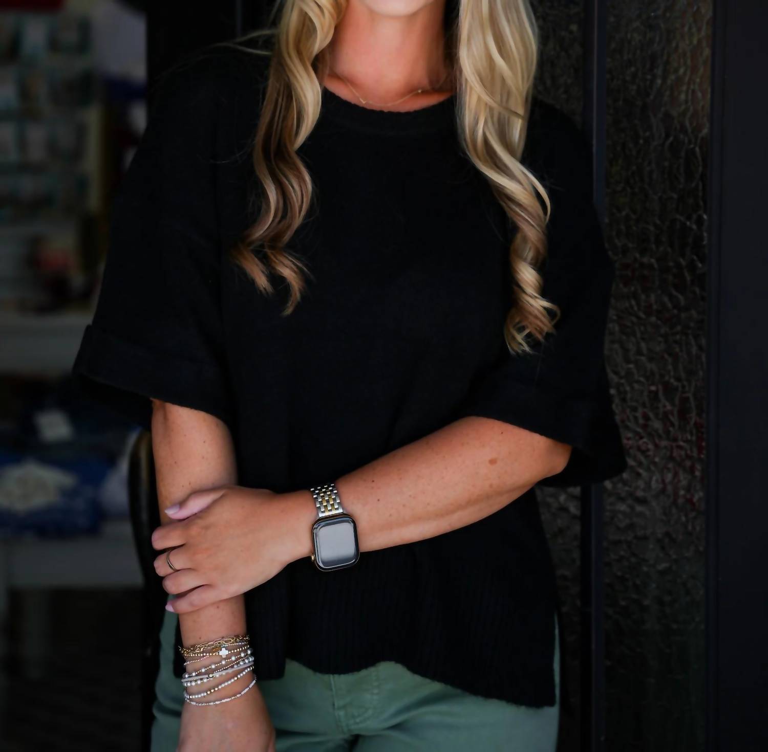 Another Love - Catrina Short Sleeve Sweater