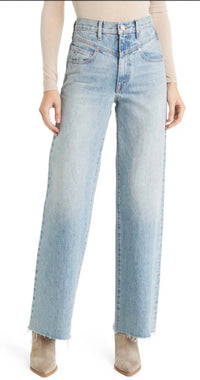 Slvrlake - Grace Double Yoke High Waist Wide Leg Jeans