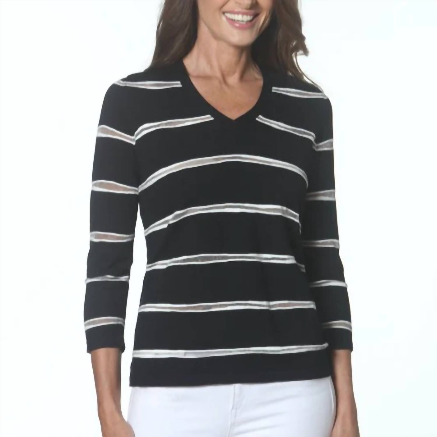 J'Envie/Eli - Lurex Stripe Top