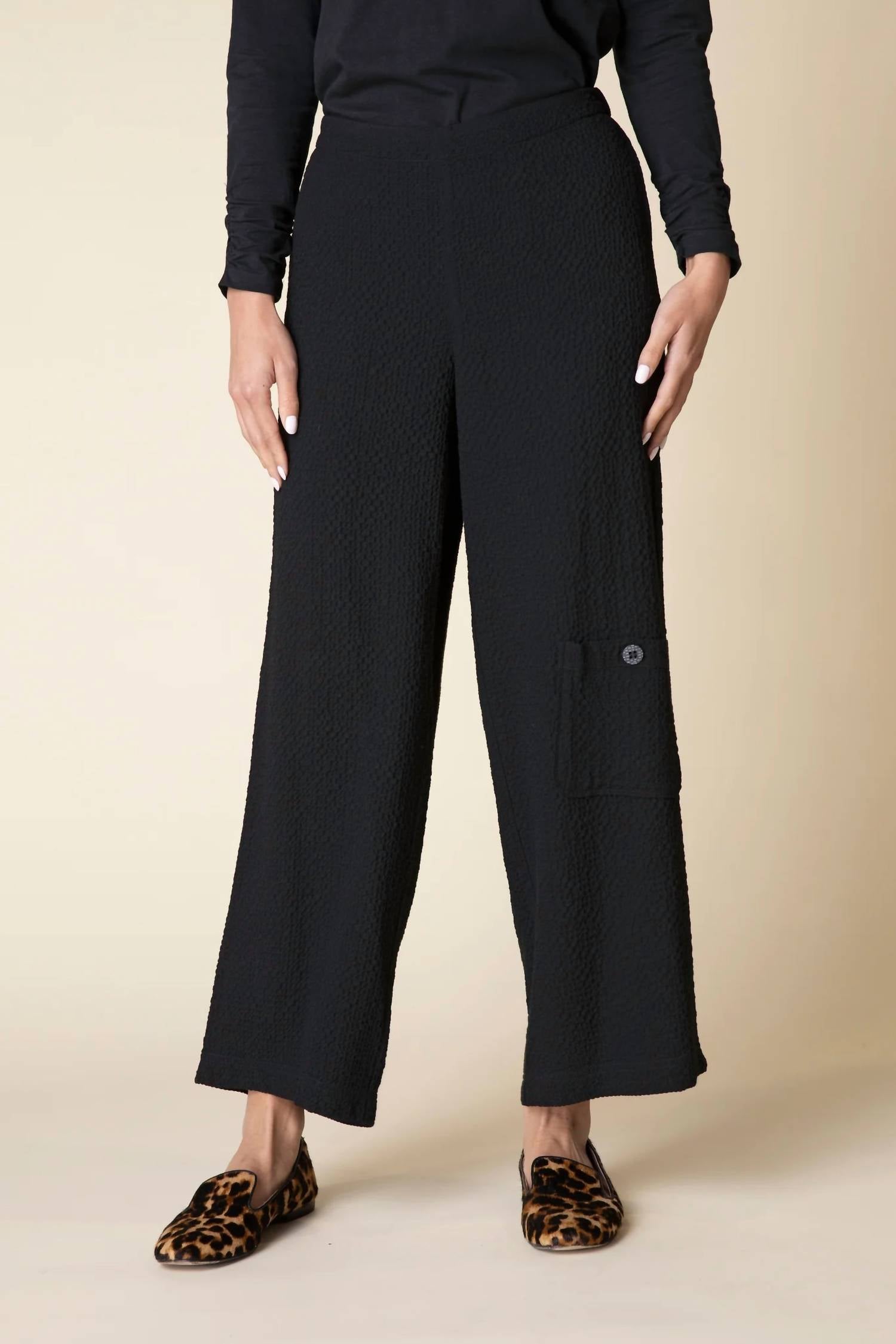 Habitat - Crepe Flat Front Ankle Pants