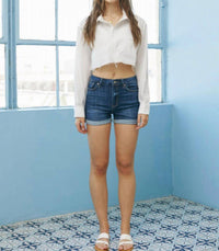 Kancan - Cuffed Jean Shorts