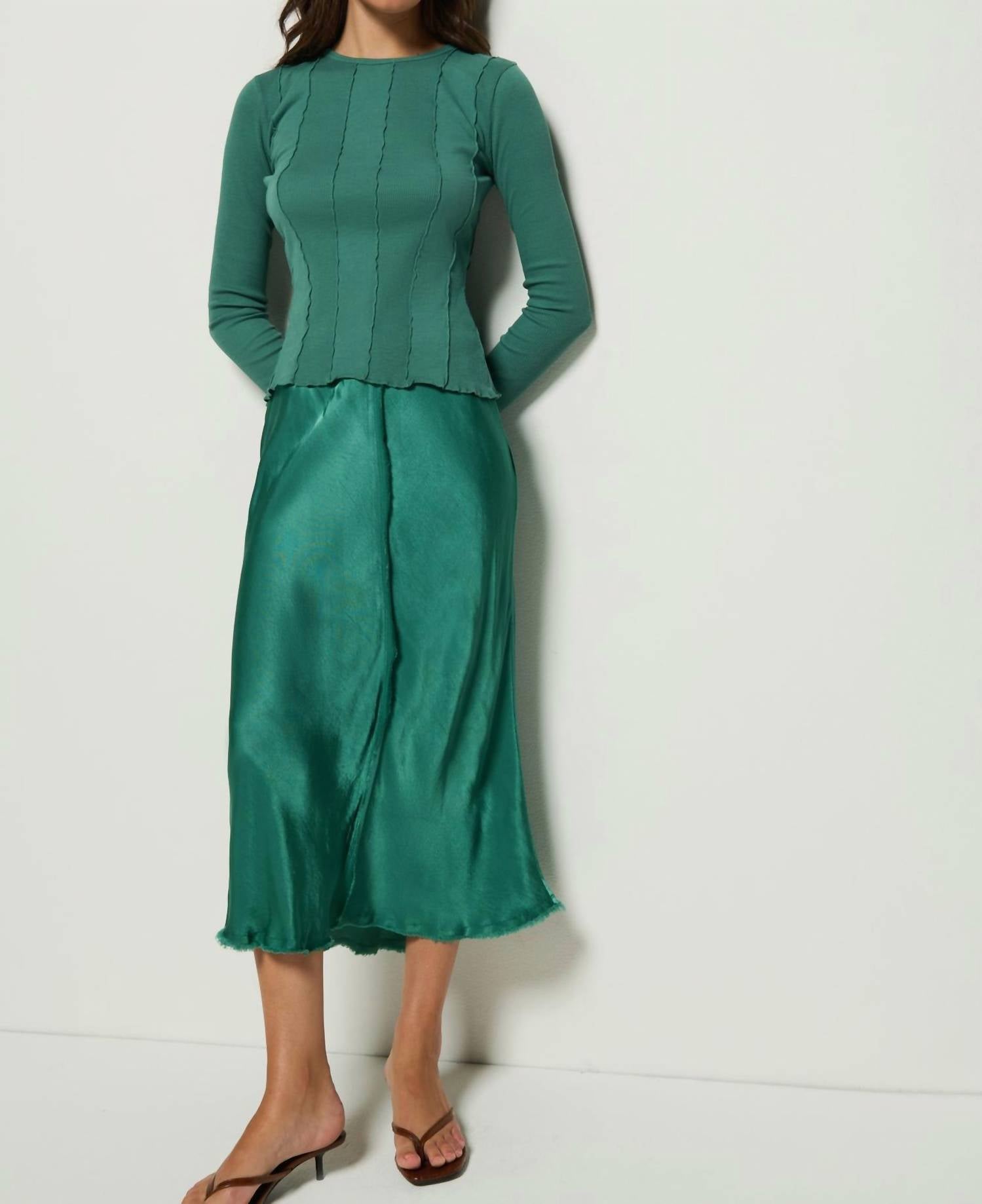Nation Ltd - Lola Seamed Midi Skirt