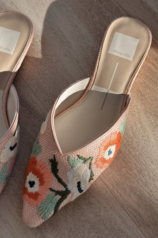 Dolce Vita - Women's Elm Floral Raffia Flat