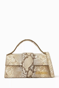 Jacquemus - Women's Le Grand Bambino Snake-embossed Crossbody Bag