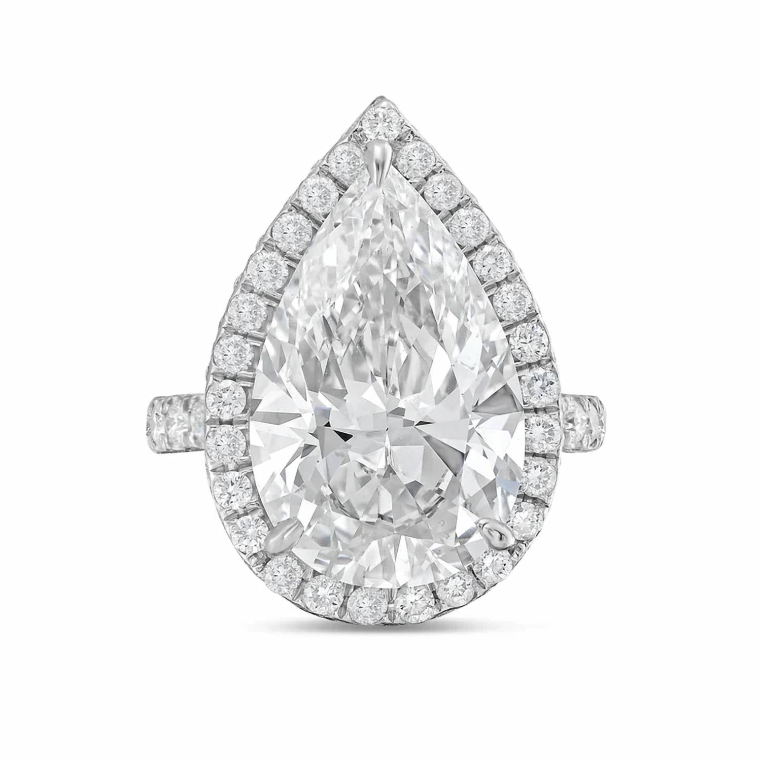 Diana M Jewels - Women's Pear Lab-Grown Diamond Fashion Ring (2.50 Ct) - Classic Plus