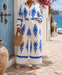 Little Secret Of Mine - Wide Leg Pant Set - Plus