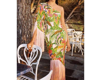 Farm Rio - One Shoulder Tropical Midi Dress