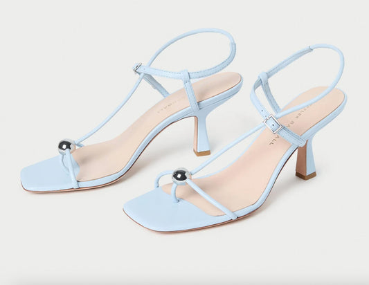 Loeffler Randall - Women's Triana Leather Mid-heel Sandal